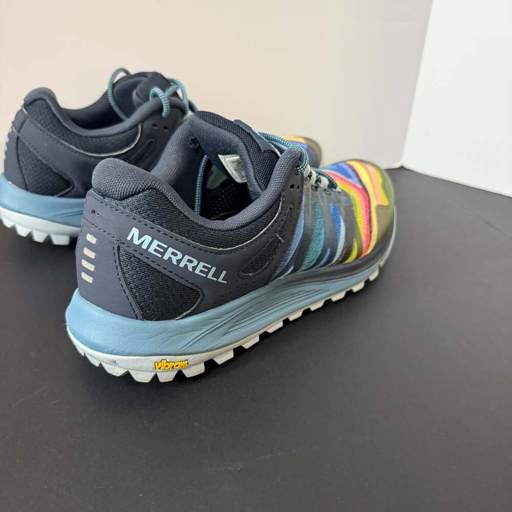 Merrell Nova Men's Rainbow Multi Trail Running Shoes Size 8 J99639 - Picture 3 of 11